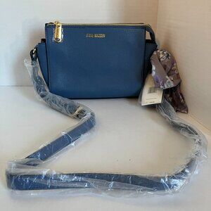 Steve Madden Light Blue Women's Bag with Signature Bag Scarf New with Tags.